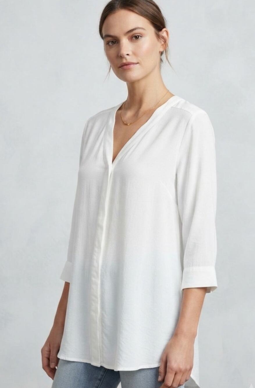 NWT Blues & Grays lagenlook tunic blouse